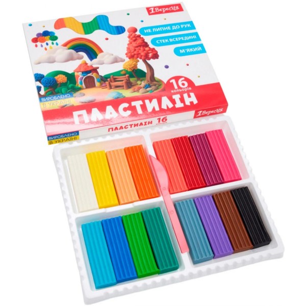 Фото - Пластилін класичний 1 Вересня Classic (540676)